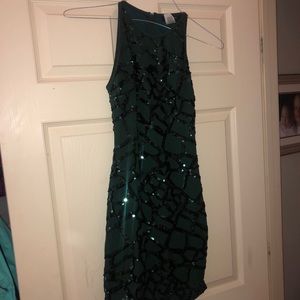Green homecoming dress